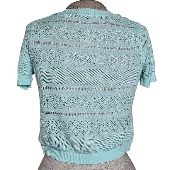 Lightweight Open Knit Cardigan Sweater Size Medium - Picture 2 of 4